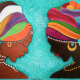 Ethnic Art – African Women with Colorful Headwraps