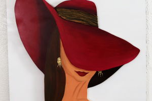 Eclectic Art - Woman with Hat