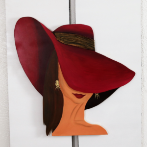 Eclectic Art - Woman with Hat