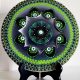 0002 – Mandala – Grey Green White Black – Gris Verde Blanco Negro