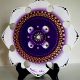 0014 – Mandala – Purple Gold White – Violeta Oro Blanco