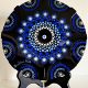 0022 – Mandala – Blue White Black – Azul Blanco Negro