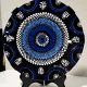 0025 – Mandala – Blue White Black – Azul Blanco Negro