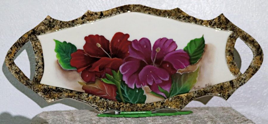 2003 – Flowers Serving Tray - Bandeja con Flores para Servir