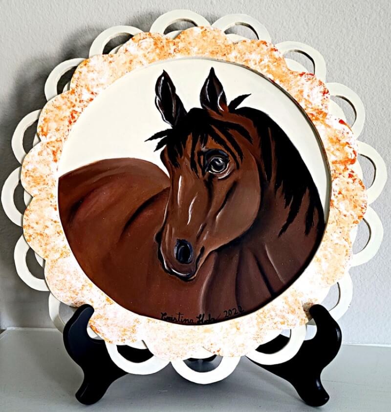 2012 – Horse Plate - Plato de Caballo