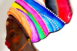 3059 - African Woman with Turbin - Mujer Africana con Turbante