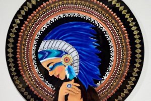 0136 - Indigenous Woman Mandala