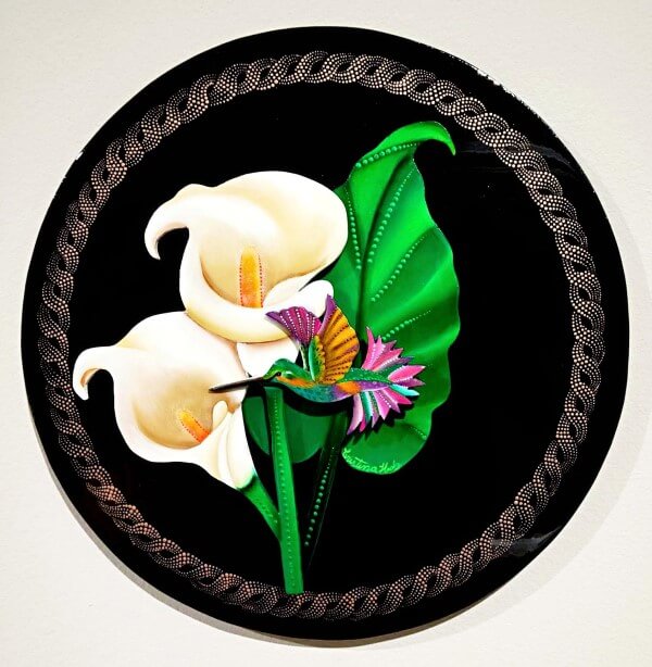 0141 - Hummingbird and Flower Mandala